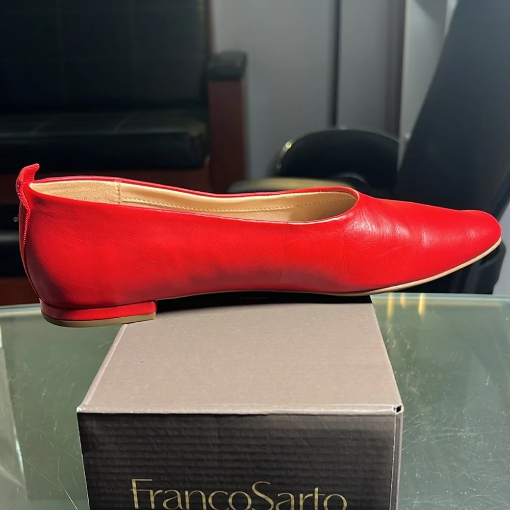 FrancoSarto L-VANA, RED LE US SIZE 10 M - Picture 3 of 6